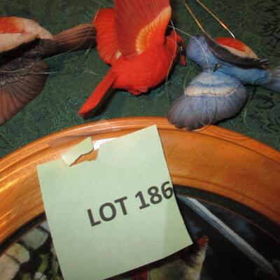 Framed Collector Plates/Hummingbirds