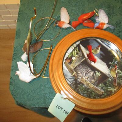 Framed Collector Plates/Hummingbirds