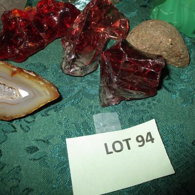 Glass & Collector Rocks