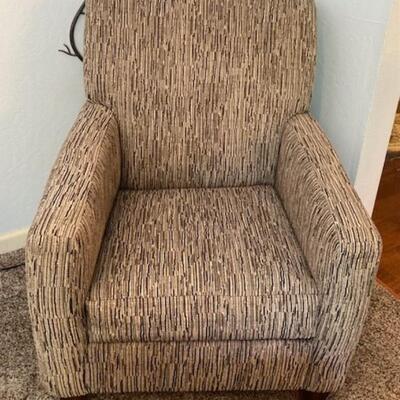 Flexsteel Chair & Ottoman