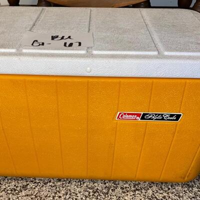Coleman Orange Cooler