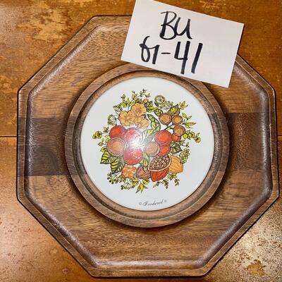 Vintage Cheese Tray