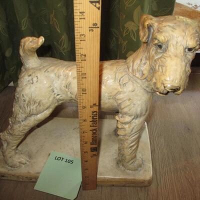 Ceramic Dog Statue