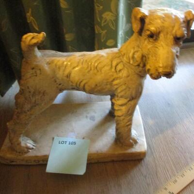 Ceramic Dog Statue