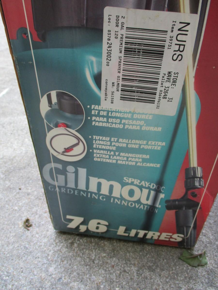 Professional Gilmour Sprayer 7.6 Litres