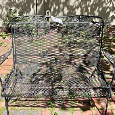 Metal Patio Bench