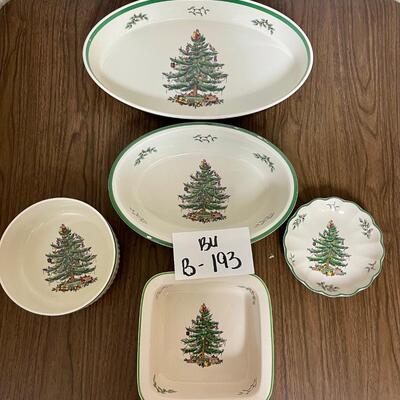 Spade Christmas Tree Baking Dishes