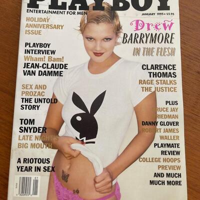 Playboy 1/95 Drew Barrymore