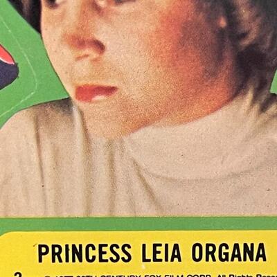 1977 Star Wars stickers Luke & Leia / crazy rare /