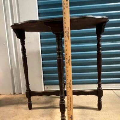 Black side table