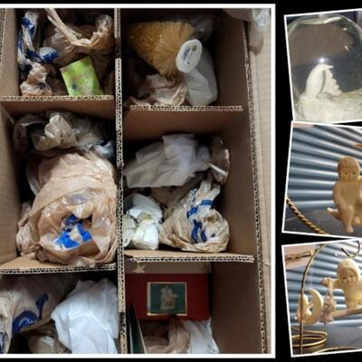 Box lot FULL of Christmas decor