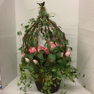 Lot 1152 Two Faux Spring Floral Arrangements