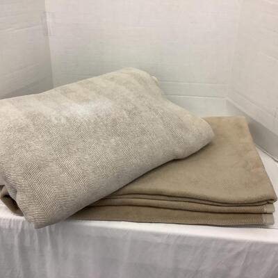 Lot 1162. Pair of Landsâ€™ End Home Blankets made in Germany