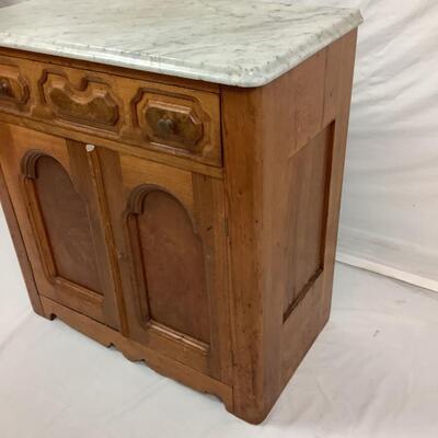 1040 Antique Victorian Marble Top Washstand