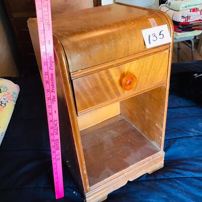 1930s Waterfall Night Stand