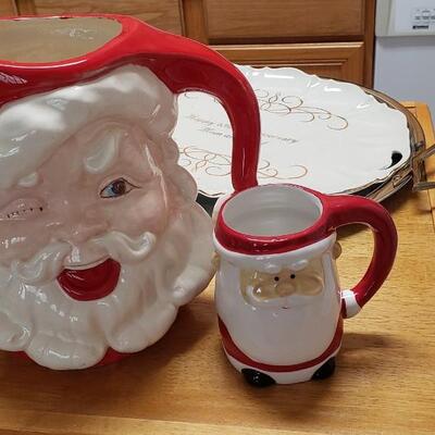 Santa all over