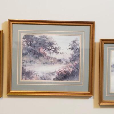 3 Mary Bertrand watercolor art prints