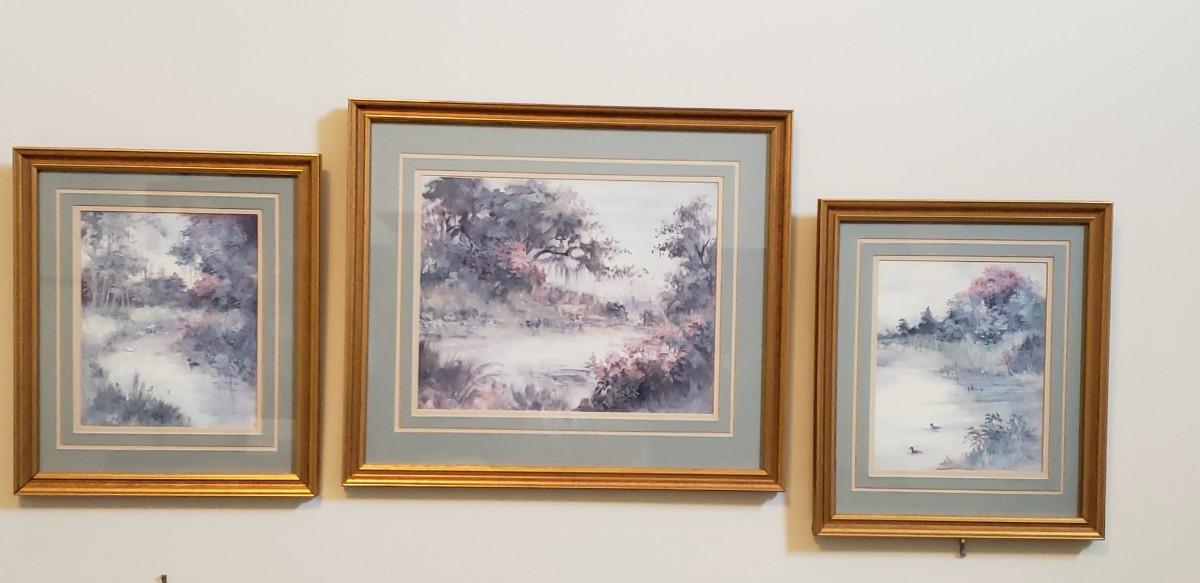 3 Mary Bertrand watercolor art prints | EstateSales.org