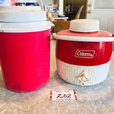 Lot of 2 Thermoses Water jugs
