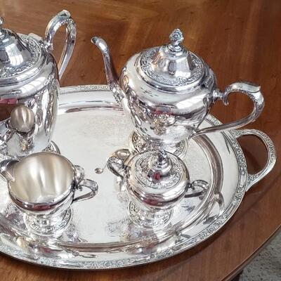 Rogers silver-plated  coffee/tea service