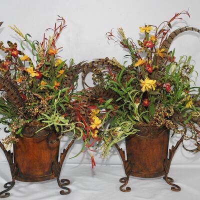 Large floral arrangements