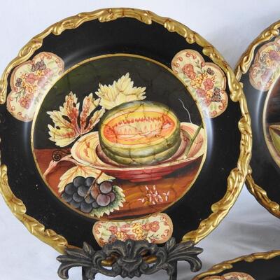 Raymond Waites Decorative Fruit Plates