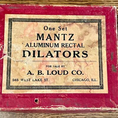 Mantz Aluminum Rectal Dilators