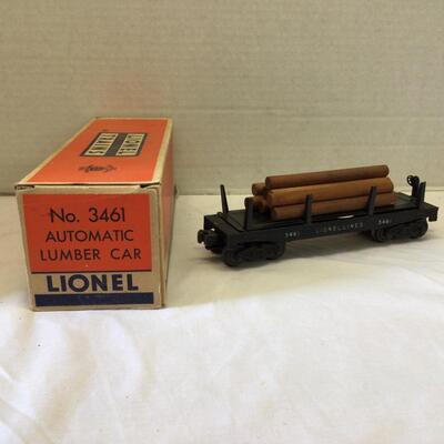 1201 Vintage Lionel Model 3461 Automatic Lumbar Car