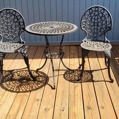 3 Pc Iron Patio Set