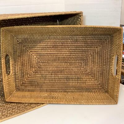 Lot 1178  Pair of Handled Baskets