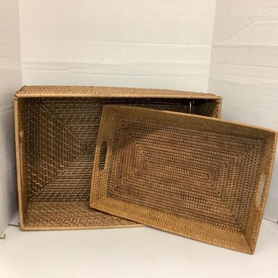 Lot 1178  Pair of Handled Baskets