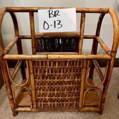 Bamboo Magazine Holder