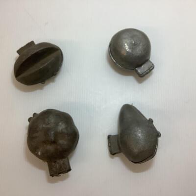 Lot 1180 Antique Pewter Eppelsheimer Ice Cream Molds ( Fruit )