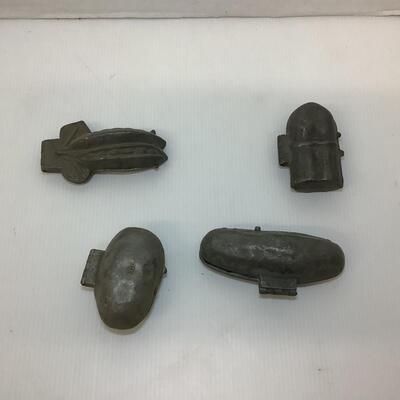 Lot  1181. Antique Pewter Eppelsheimer Ice Cream Molds ( Vegetables )