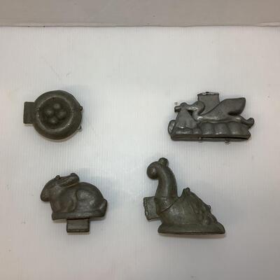 Lot. 1188 Antique Pewter Eppelsheimer Ice Cream Molds ( Animals )