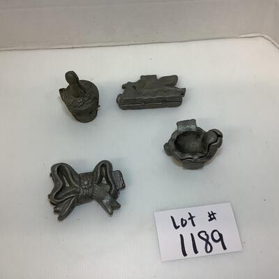 Lot  1189 Antique Pewter Eppelsheimer Ice Cream Molds ( Baby )