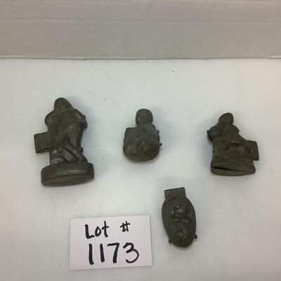 Lot. 1173. Antique Pewter Eppelsheimer Ice Cream Molds ( People )