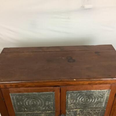 1231 Antique Cherry Wood Pie Safe