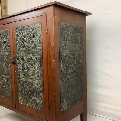 1231 Antique Cherry Wood Pie Safe