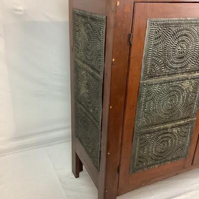 1231 Antique Cherry Wood Pie Safe