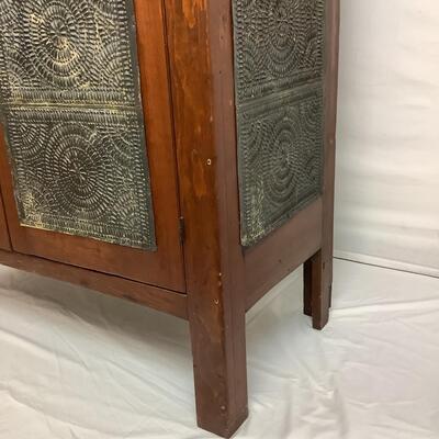 1231 Antique Cherry Wood Pie Safe