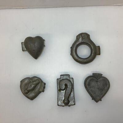 Lot. 1194. Antique Pewter Eppelsheimer Ice Cream Molds ( Valentine )
