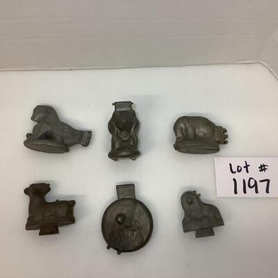 Lot. 1197 Antique Eppelsheimer Ice Cream Molds ( Animals )