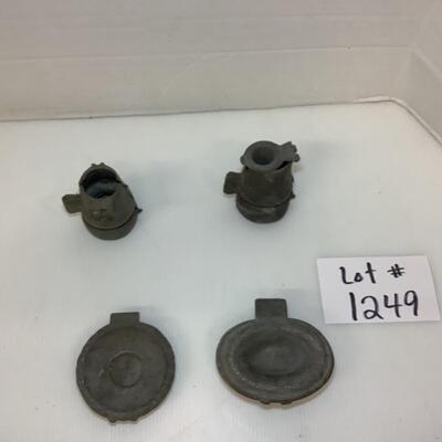 Lot. 1249. Antique Pewter Eppelsheimer Ice Cream Molds ( Ovals & Vases )