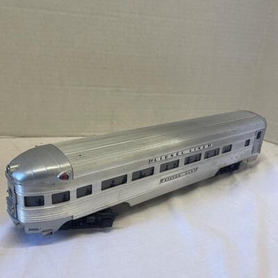 1210 Vintage Lionel â€œSilver Dawnâ€ Illuminated Observation Passenger Car
