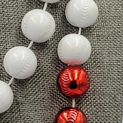 Red and White Necklace