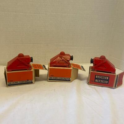 1211 Qty (3) Vintage Lionel Model 260 Illuminated Bumpers