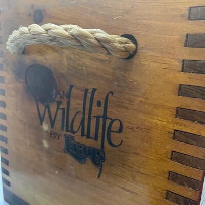 American Wildlife wood box