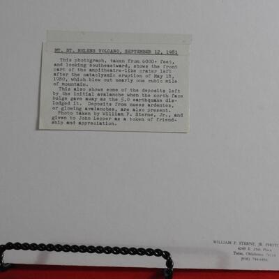 Pair of Photographs of Mt. St. Helens
