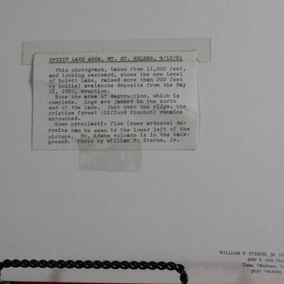 Pair of Photographs of Mt. St. Helens